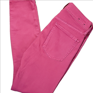 GAP Hot Pink 5 Pocket Denim Legging Size 0/25 EUC